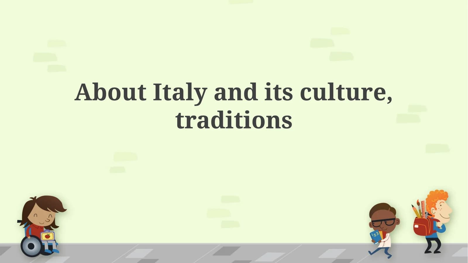 Italy's Geography and People