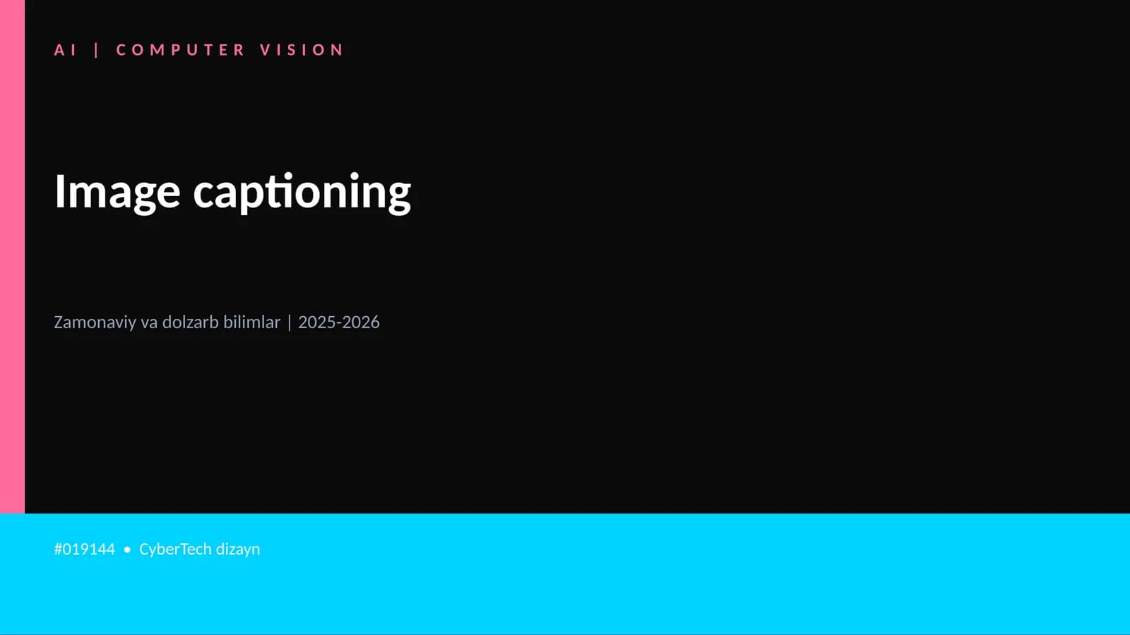 Image captioning