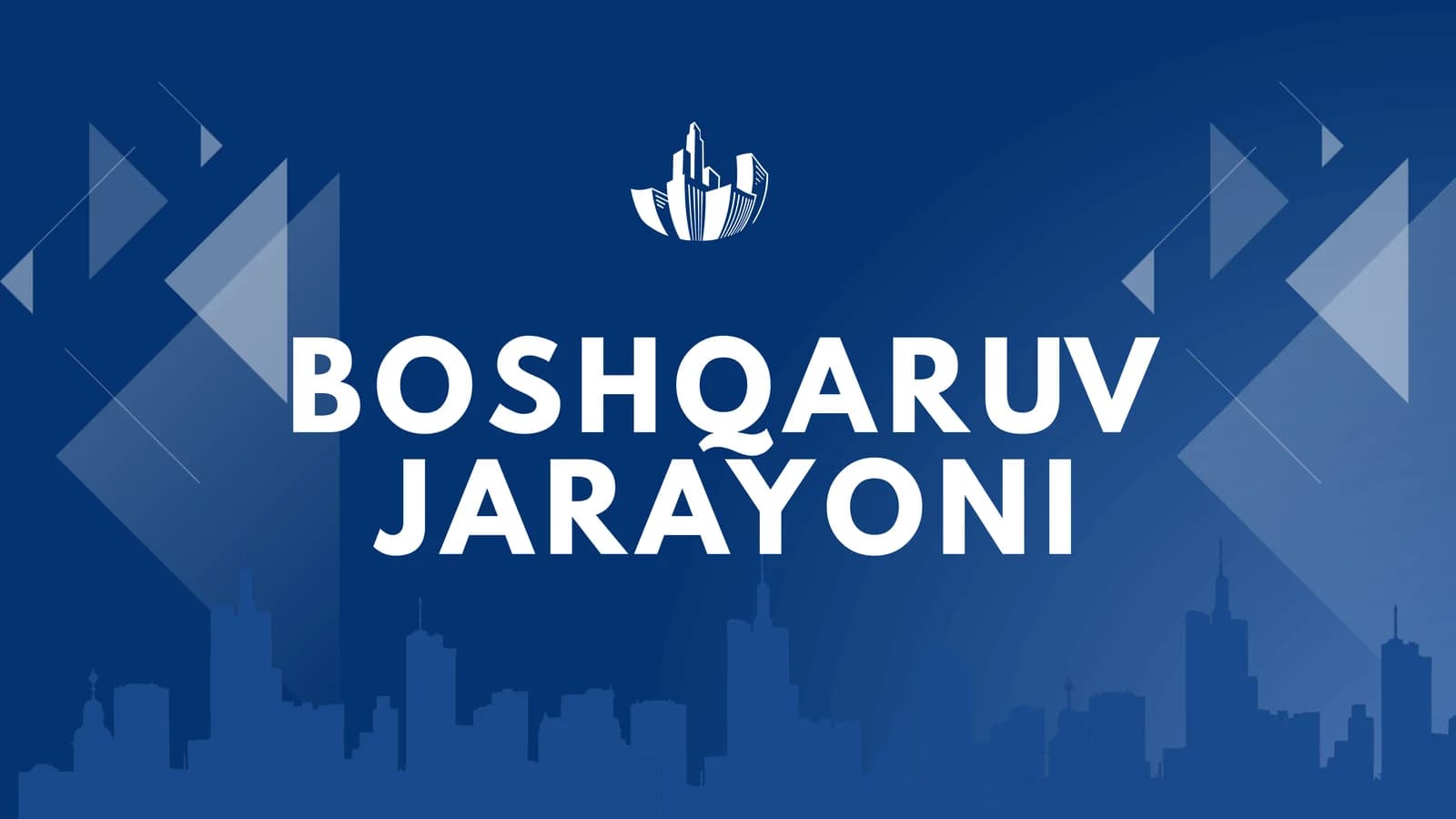 Boshqaruv jarayoni