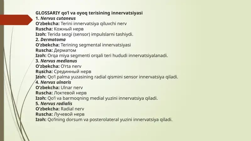 GLOSSARIY