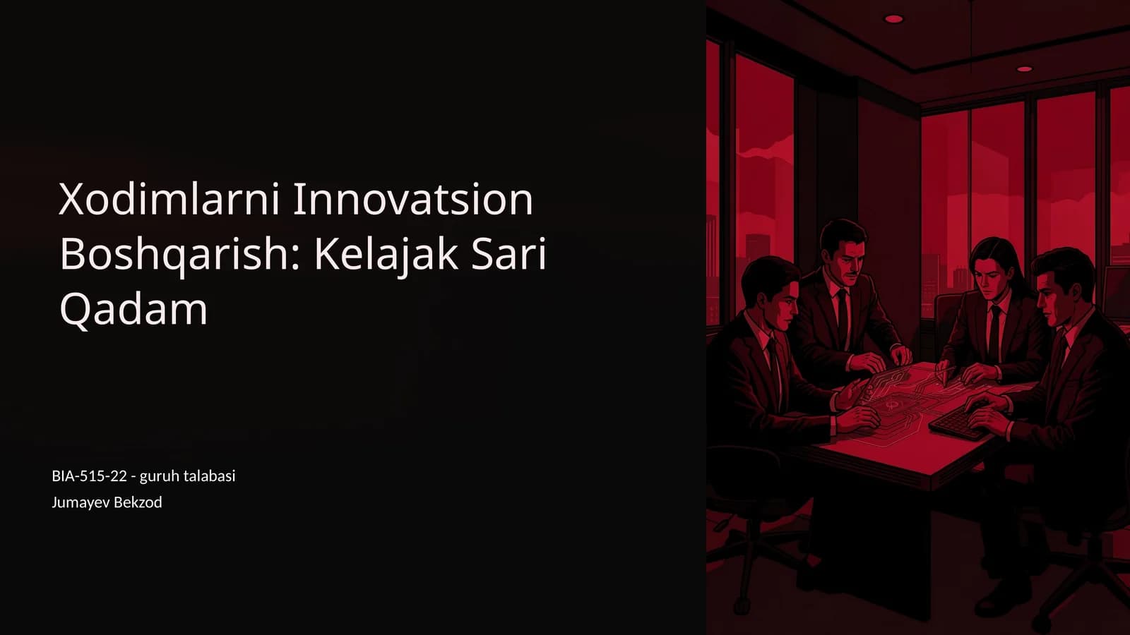 Xodimlarni Innovatsion Boshqarish: Kelajak Sari Qadam