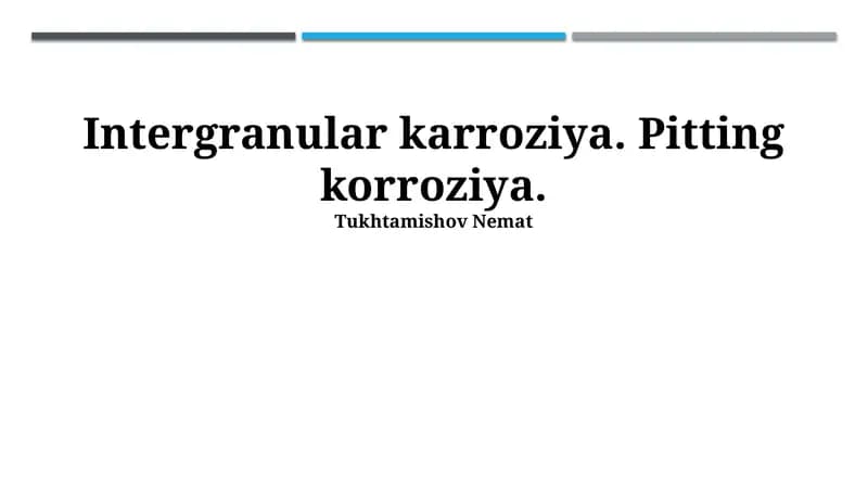 Donadoraro Korroziya