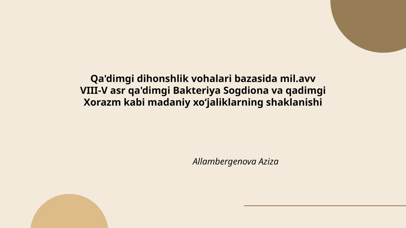 Qa’dimgi dihonchilik vohalari