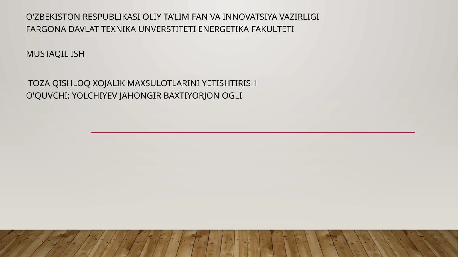 Organik dehqonchilik va sertifikatlash