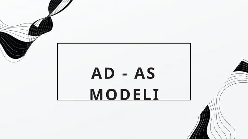 AD - AS MODELI