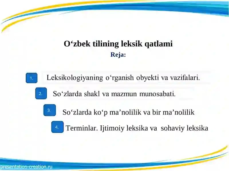 Leksikologiya