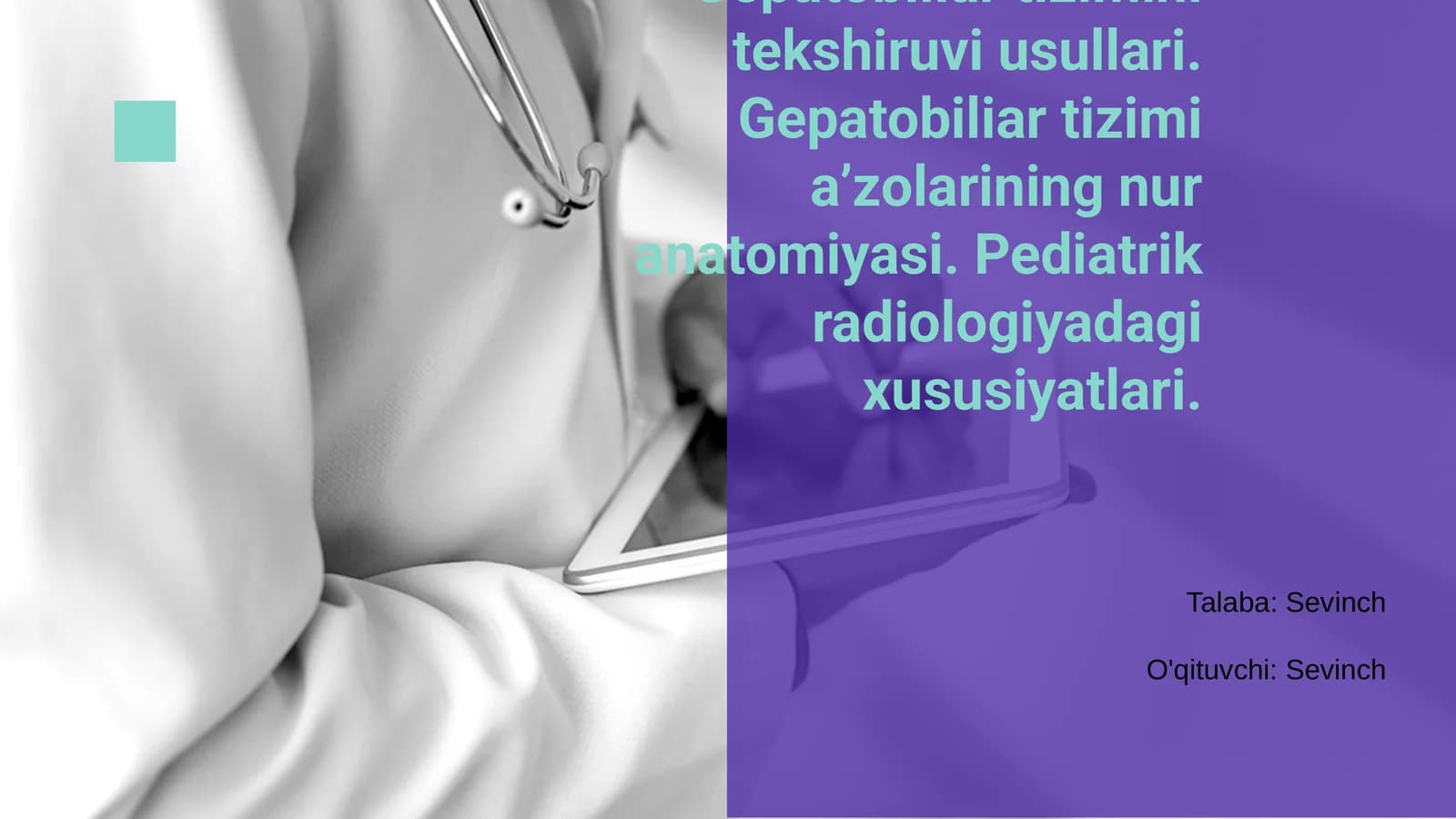 Gepatobiliar Tizimini Tekshiruvi Usullari