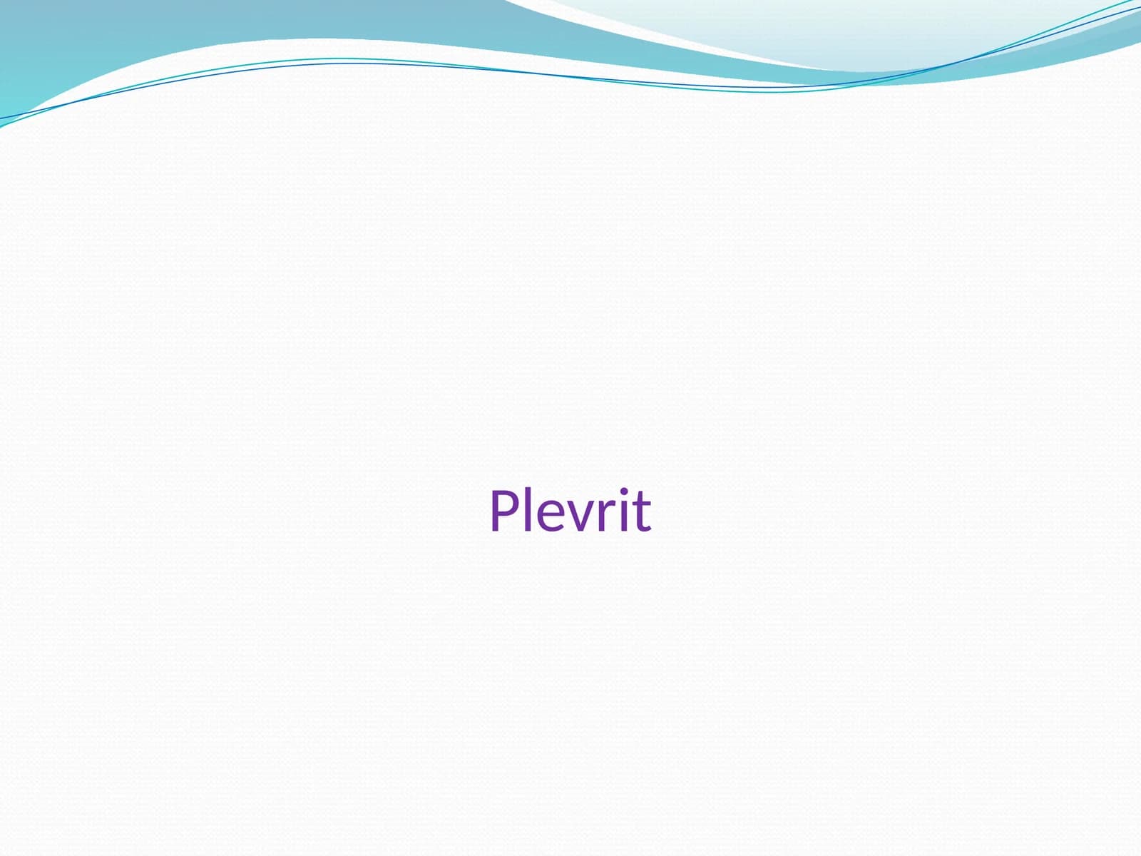 Plevrit