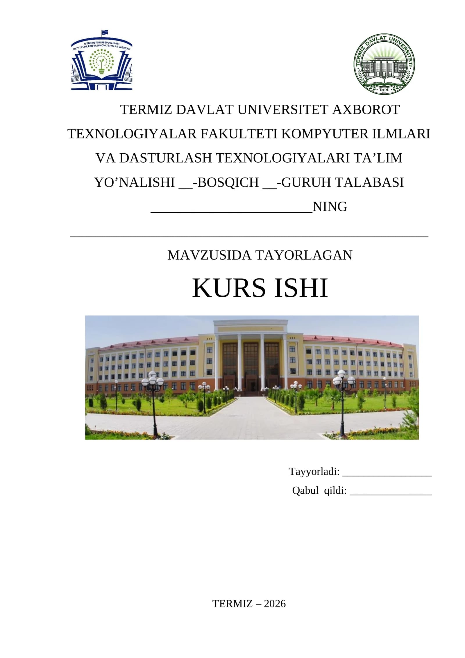 ILON O‘YINI HAQIDA UMUMIY MA’LUMOT VA NAZARIY ASOSLAR