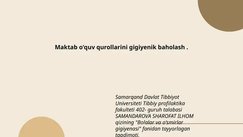 Bolalar va oʻsmirlar gigiyenasi