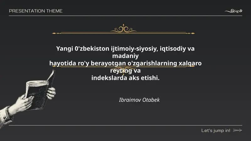 Yangi O'zbekistonning korrupsiya darajasining CPI (Corruption Perceptions Index)dagi o'zgarishi