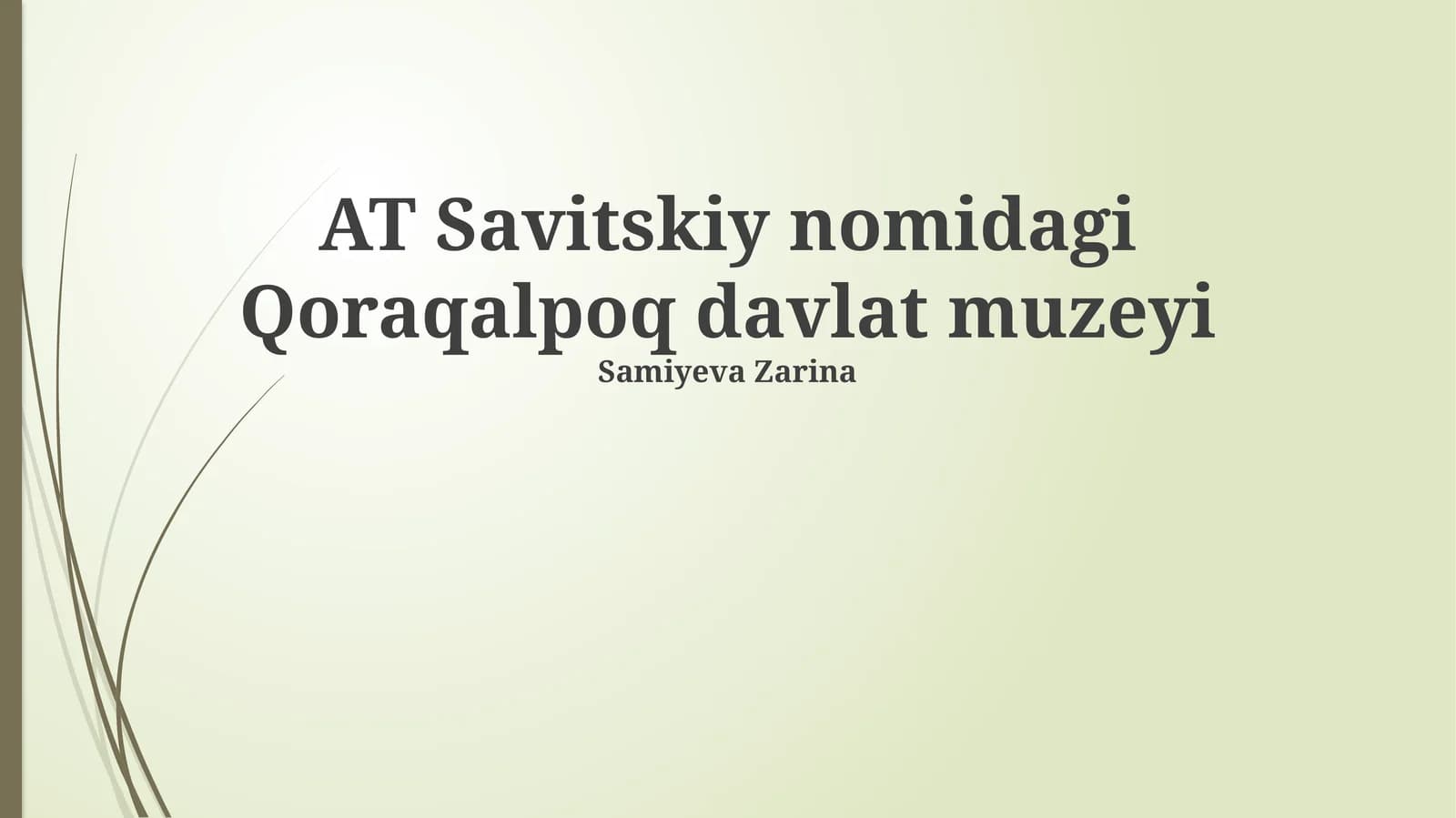 Qoraqalpoq davlat muzeyi