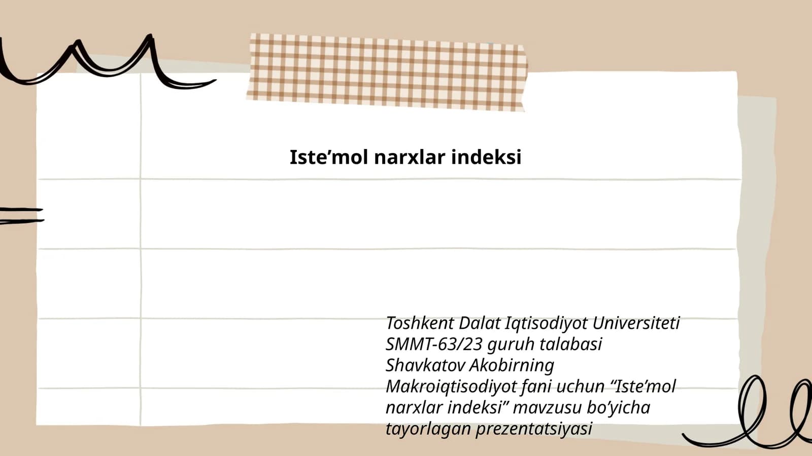 Iste’mol narxlar indeksi