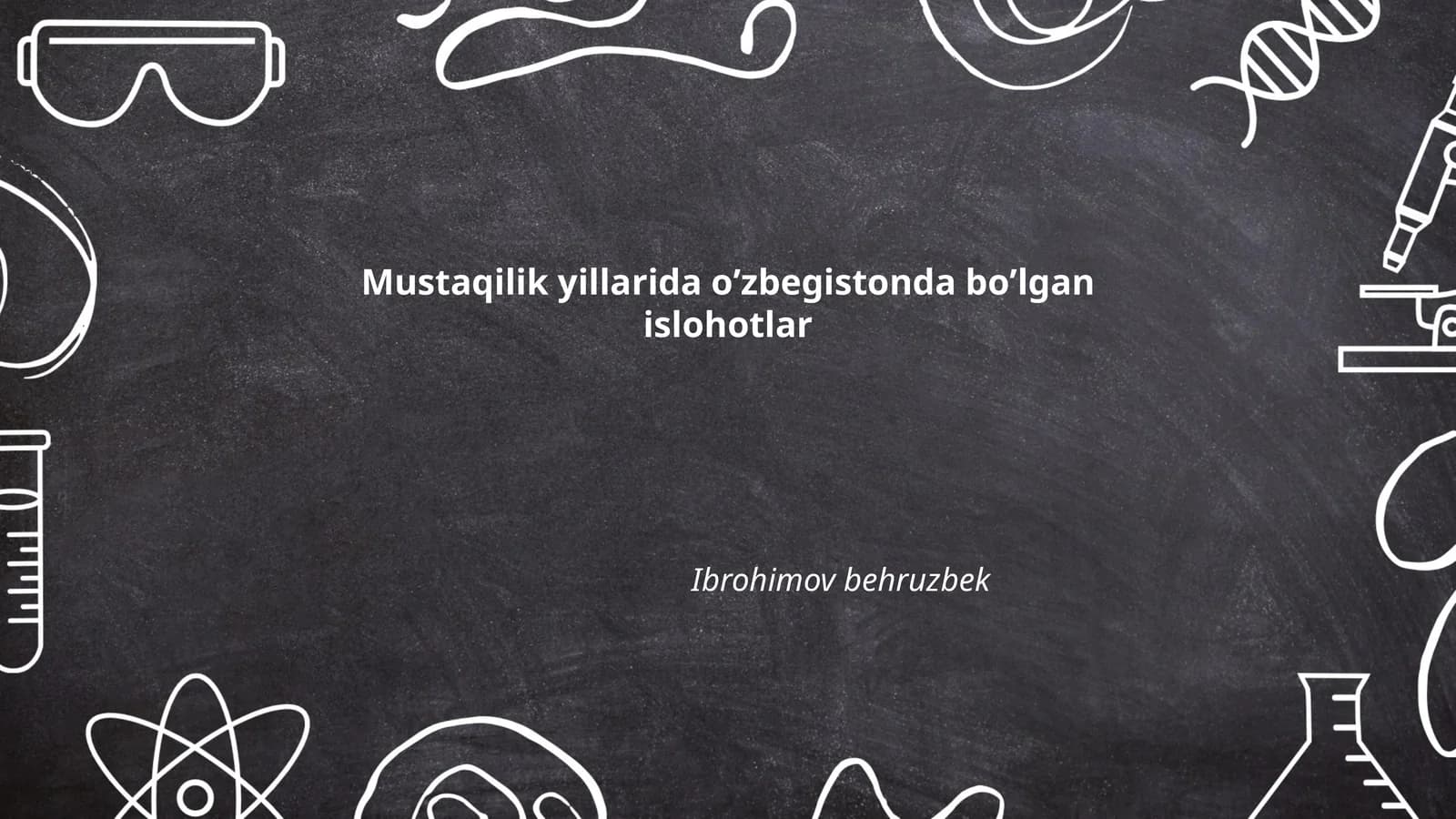 Mustaqilik yillarida oʼzbegistonda boʼlgan islohotlar