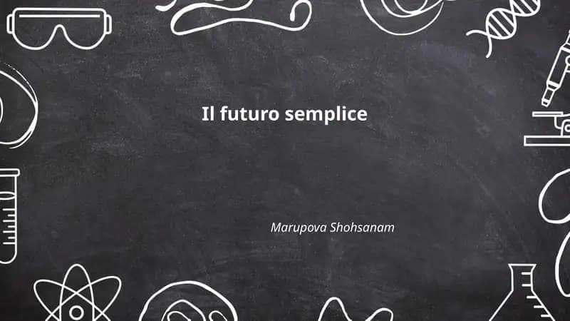 Il futuro semplice
