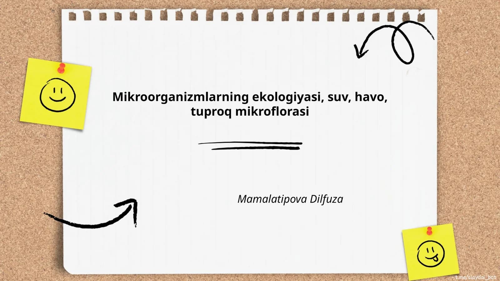 Mikroorganizmlarning ekologiyasi, suv, havo, tuproq mikroflorasi