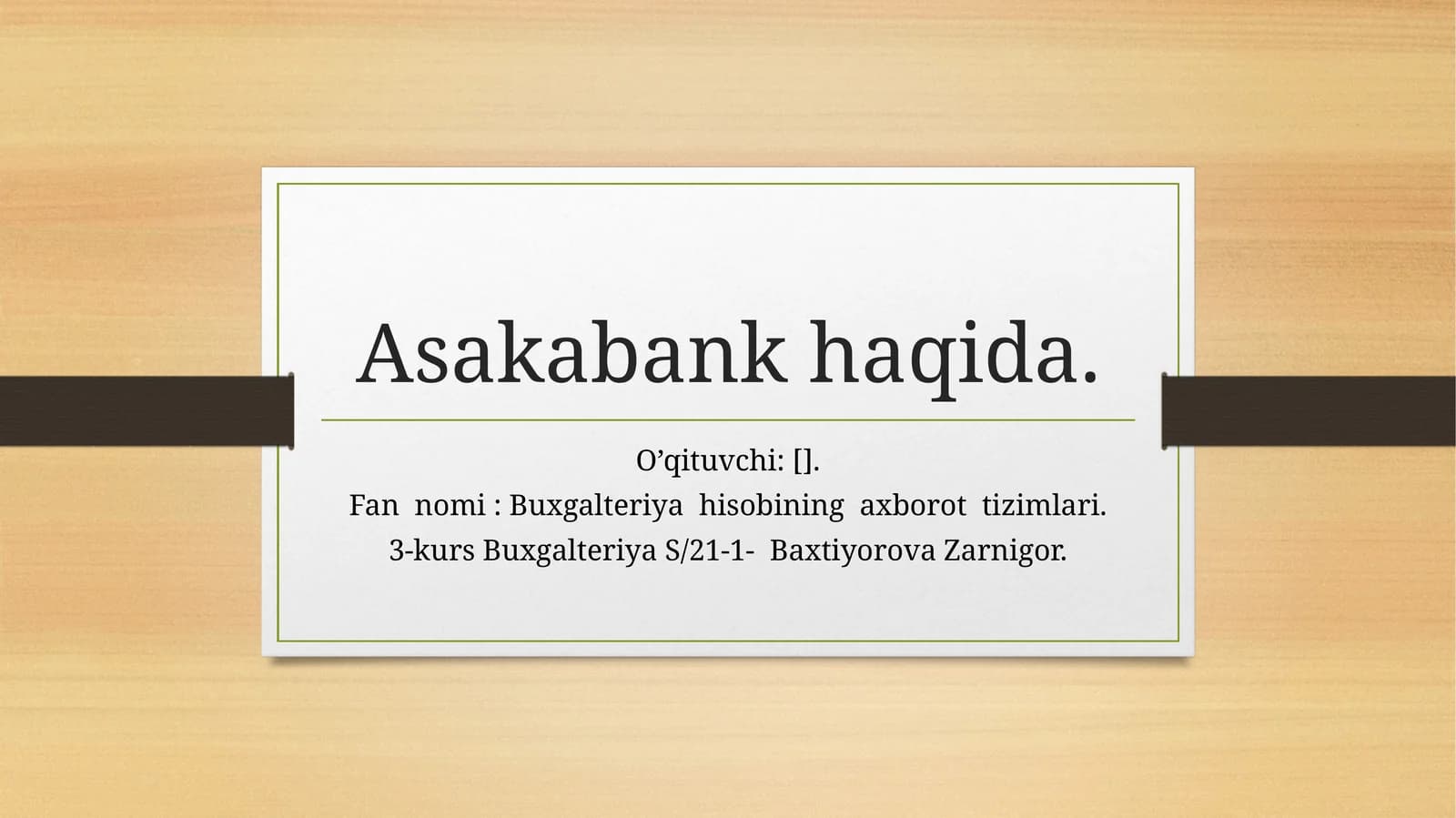 Asakabank haqida