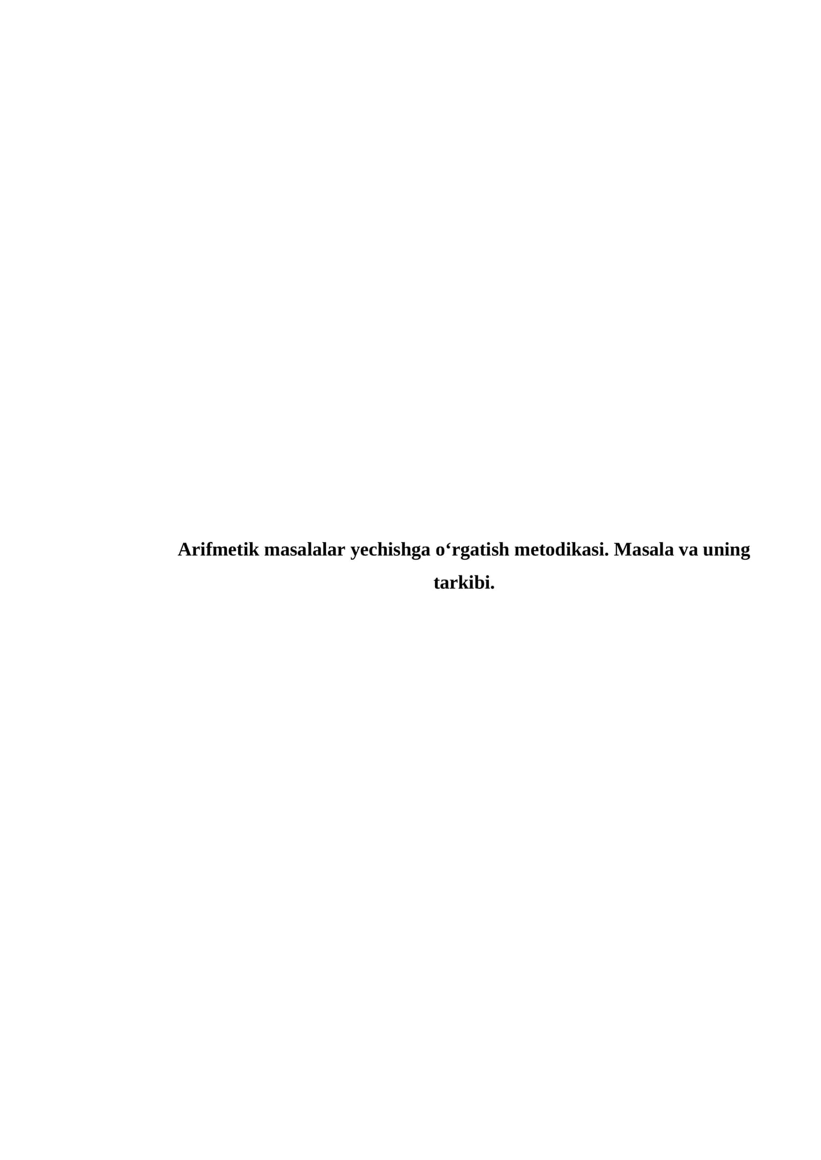ARIFMETIK_MASALALAR_YECHISH