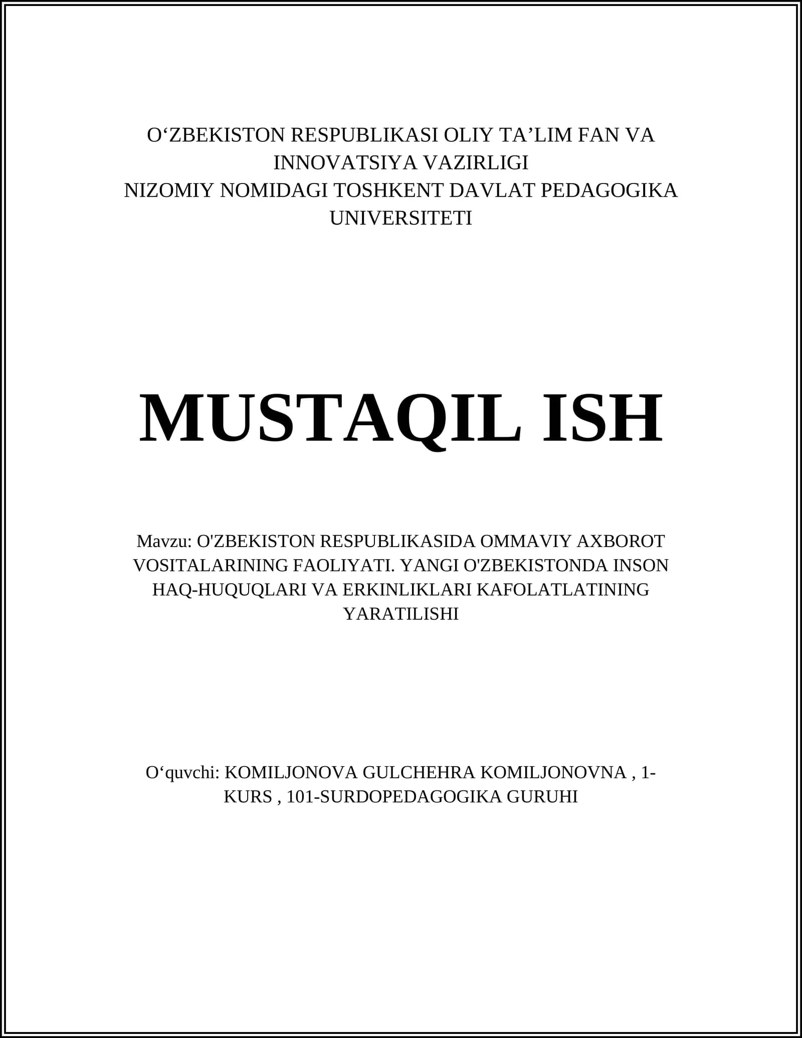 Ommaviy axborot vositalarining rivojlanishi