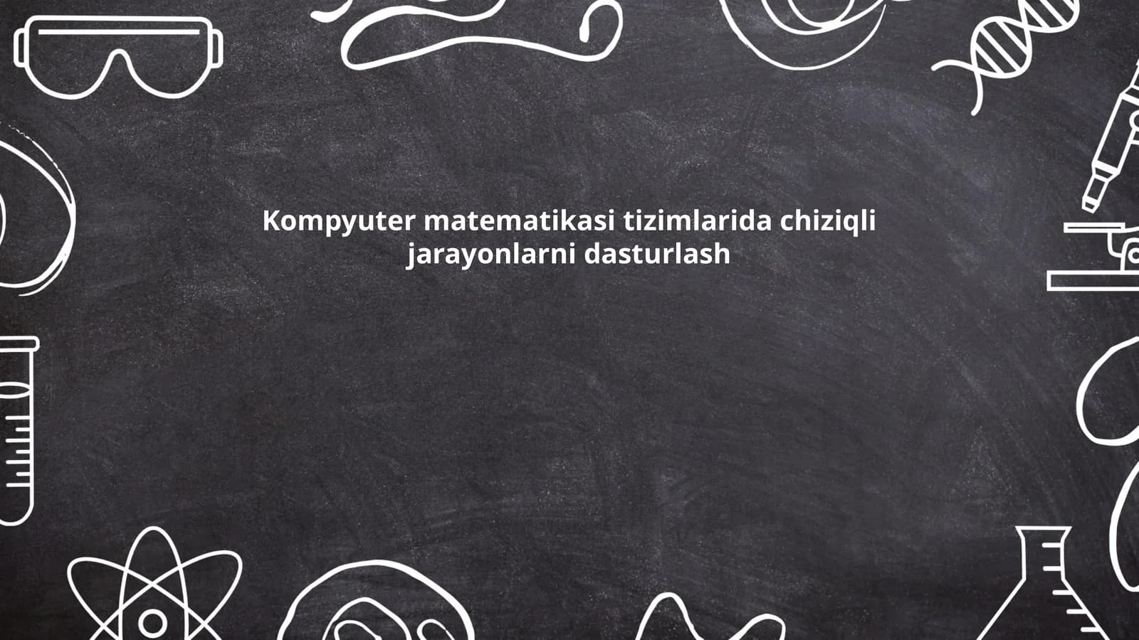 Chiziqli algebra asoslari