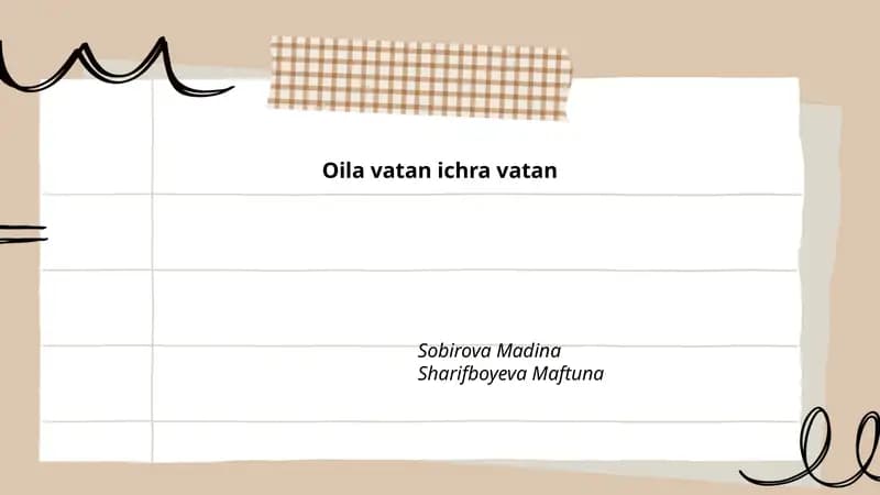 Oilaviy vatanparvarlik maktabi