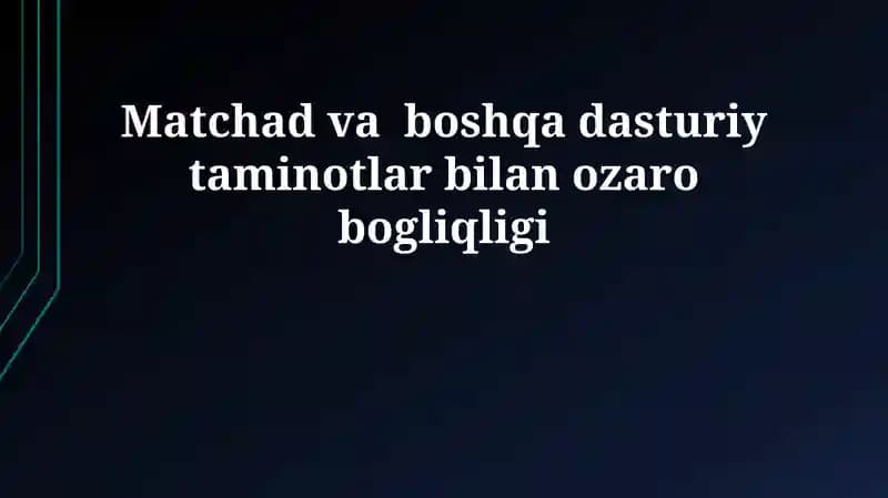 Moslashuvchanlikning asosiy tushunchalari va arxitekturasi