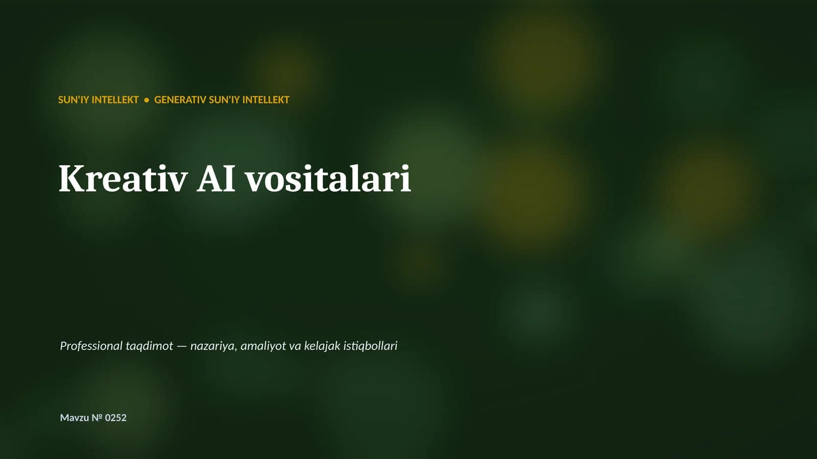 Generativ AI