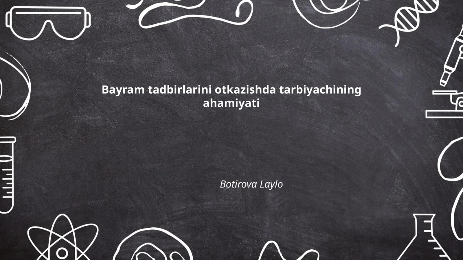 Bayram tadbirlarini otkazishda tarbiyachining ahamiyati