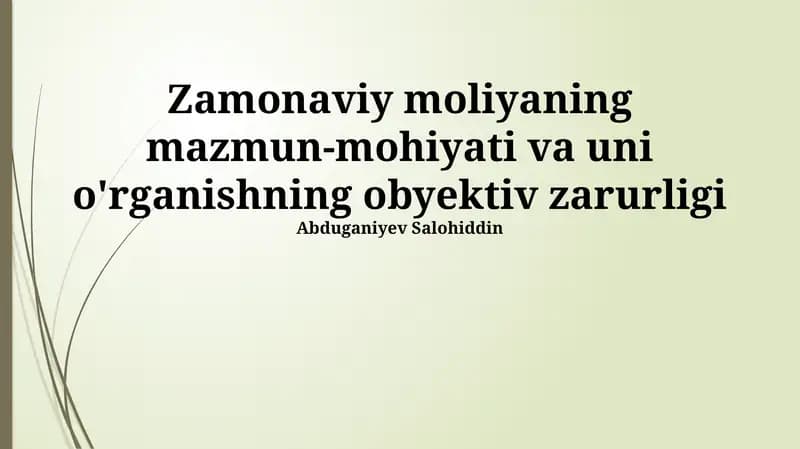 Korporativ moliya va strategik rejalashtirish