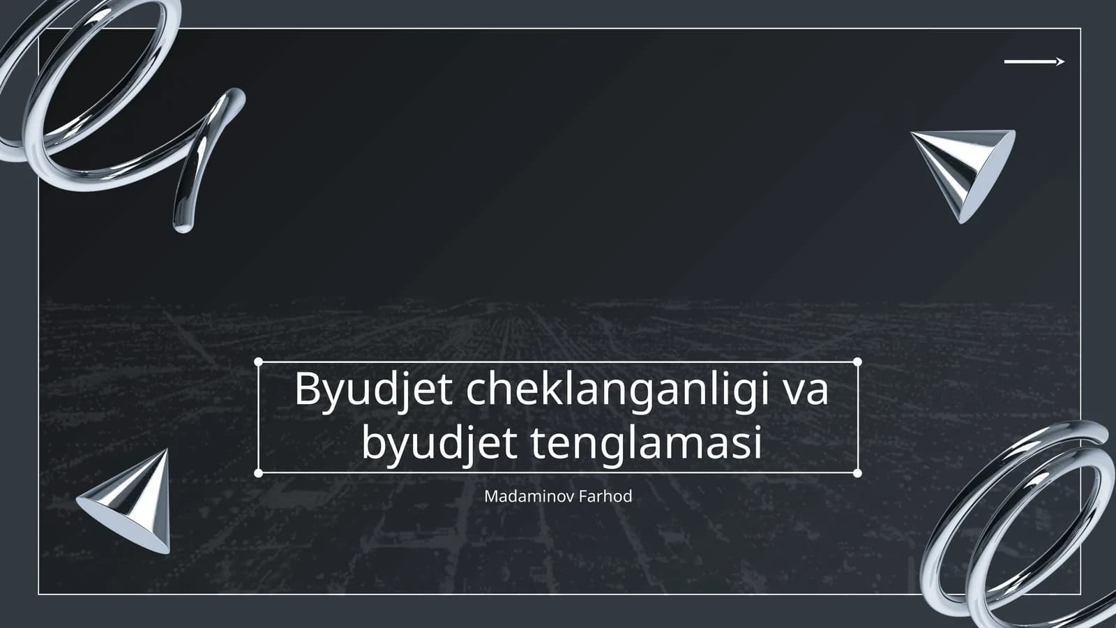 Byudjet cheklanganligi va byudjet tenglamasi