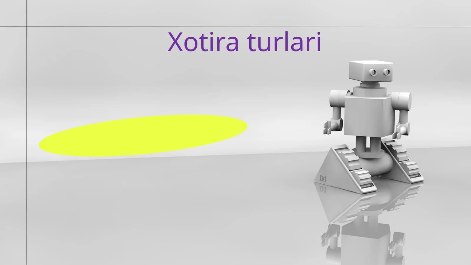 Xotira qurilmalari: turlari va ishlash prinsipi