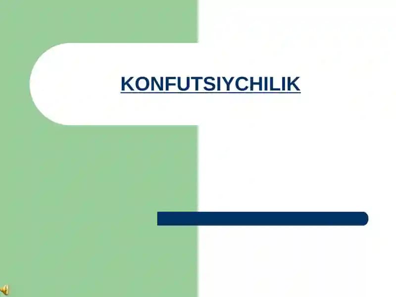 Konfutsiychilik
