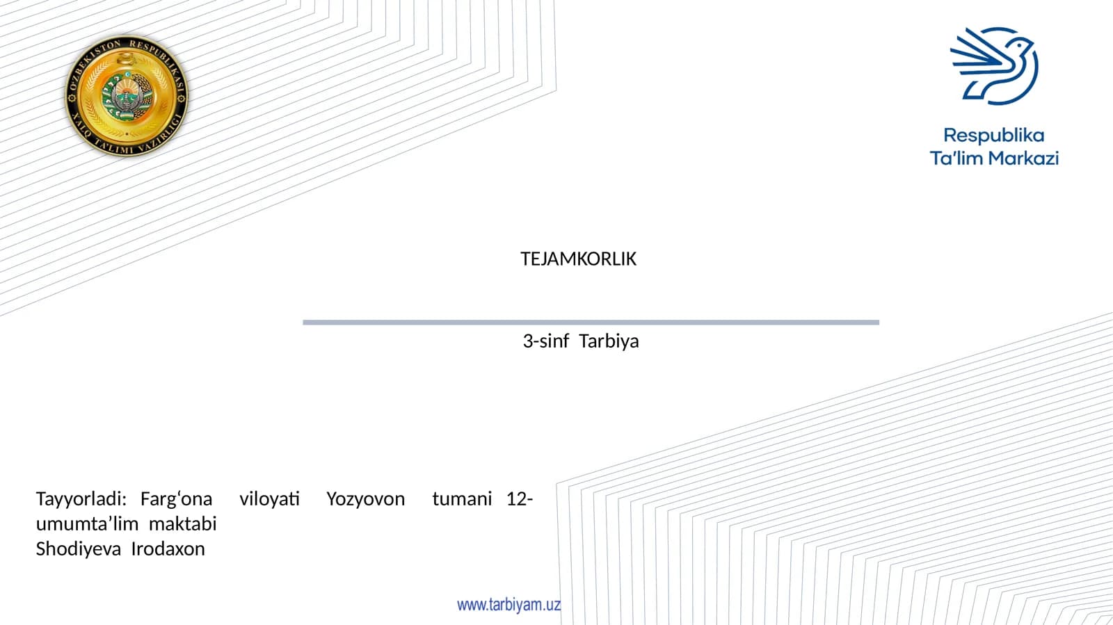 Farg‘ona viloyati Yozyovon tumani 12-umumta’lim maktabi