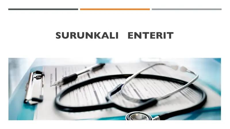 Surrunkali enterit etiologiyasi va patogenezi