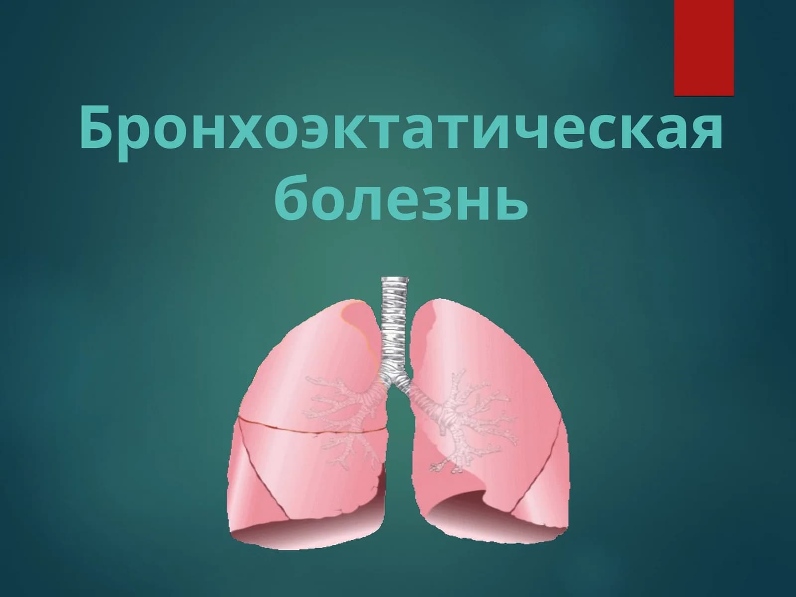 БРОНХОЭКТАТИЧЕСКАЯ БОЛЕЗНЬ