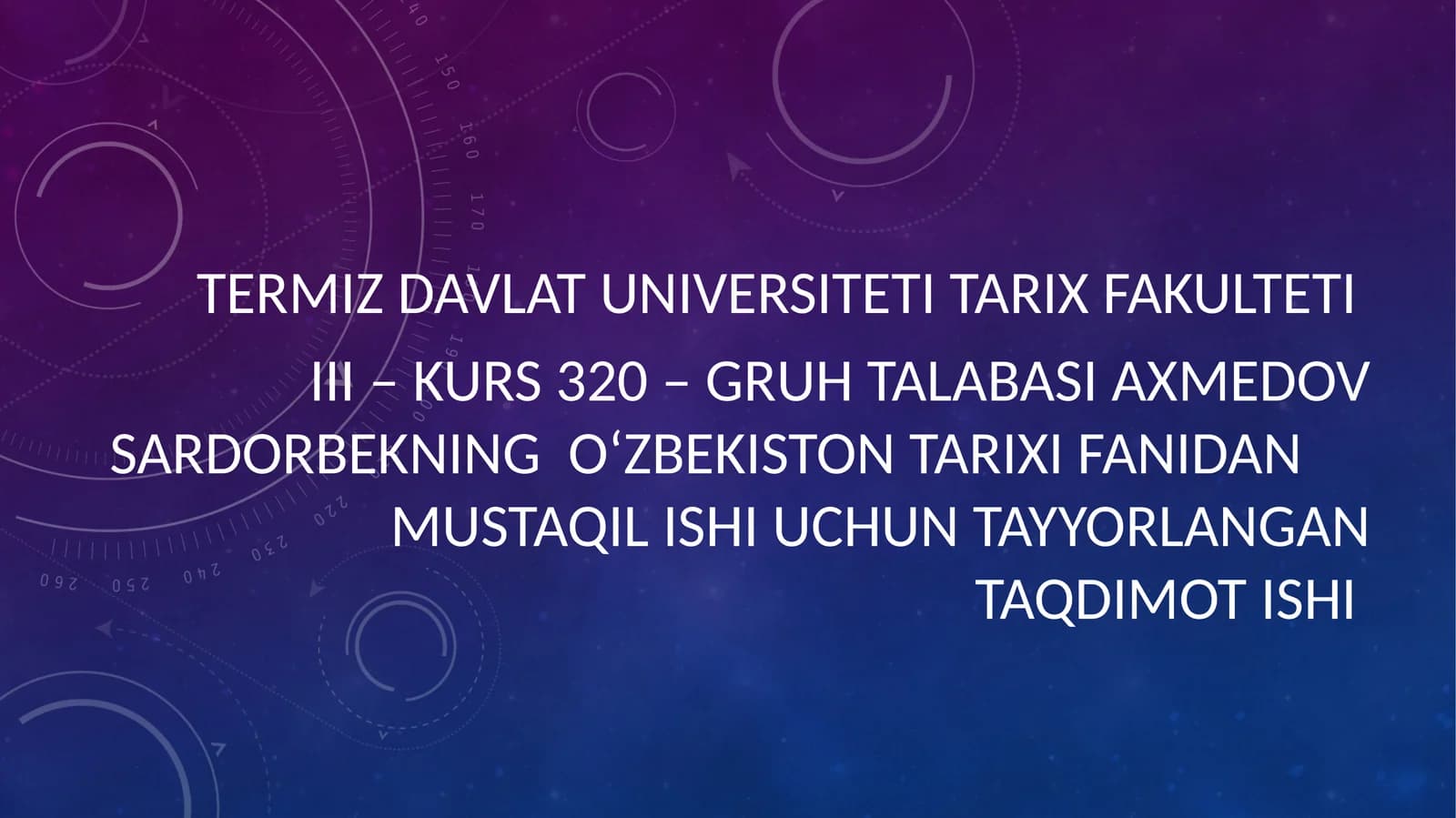 Turkiston muxtoriyati milliy davlatchilikningdastlabkitajribasi