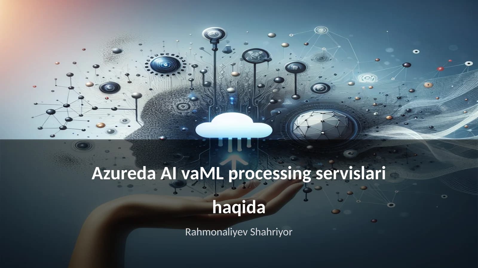 Azureda AI vaML processing servislari haqida