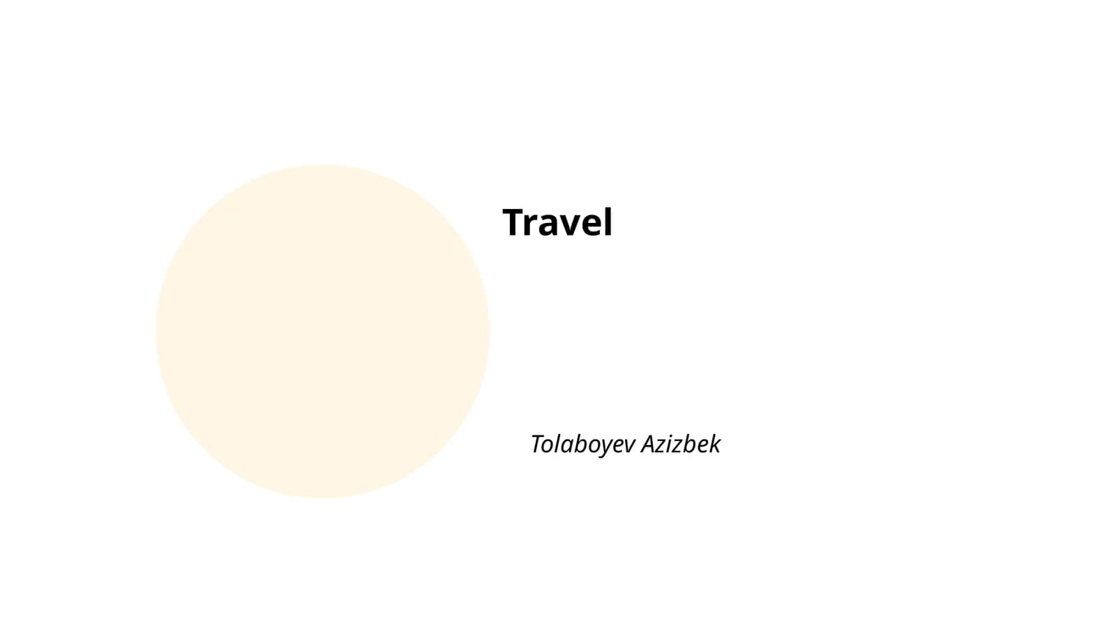 Travel Planning and Itineraries