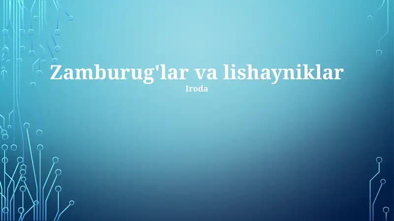 Zambaraklar va likenlar