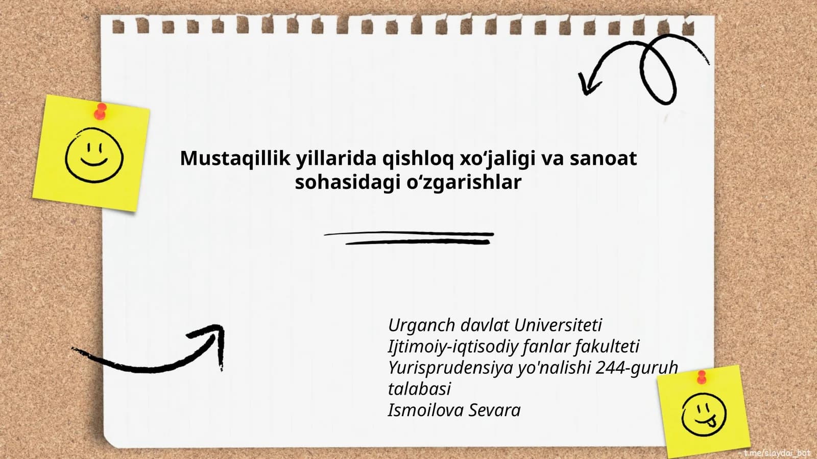 Mustaqillik yillarida qishloq xoʻjaligi va sanoat sohasidagi oʻzgarishlar