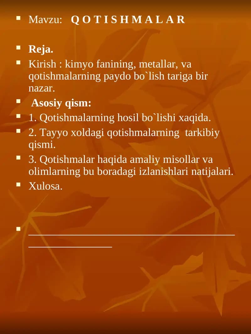 Q O T I S H M A L A R