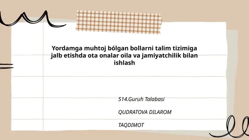 TAQDIMOT