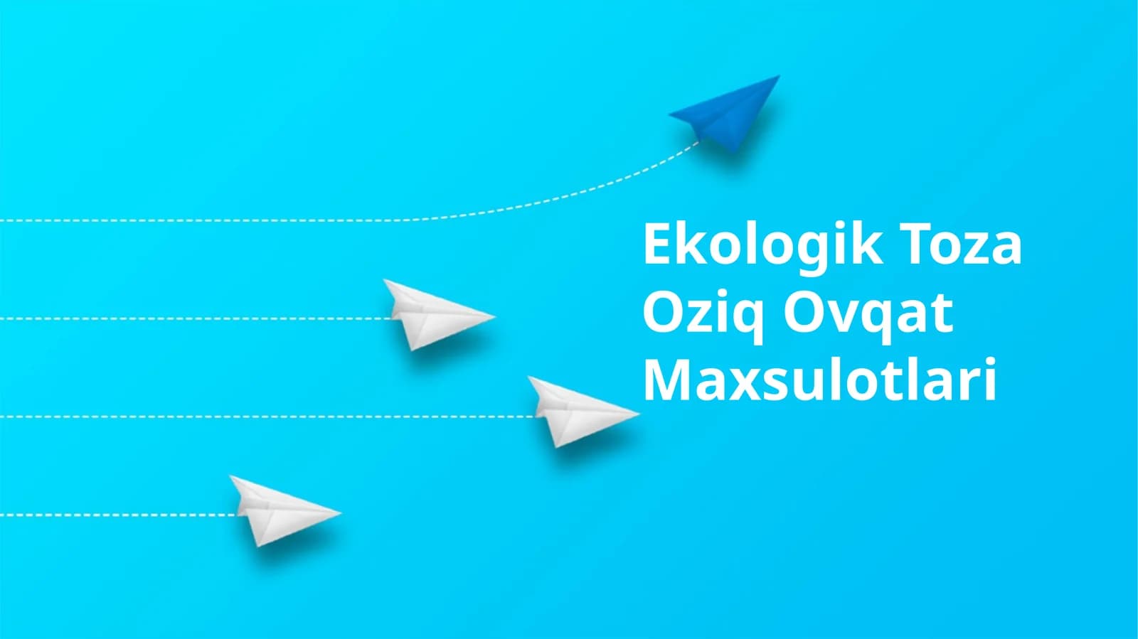 Ekologik Toza Oziq Ovqat Maxsulotlari
