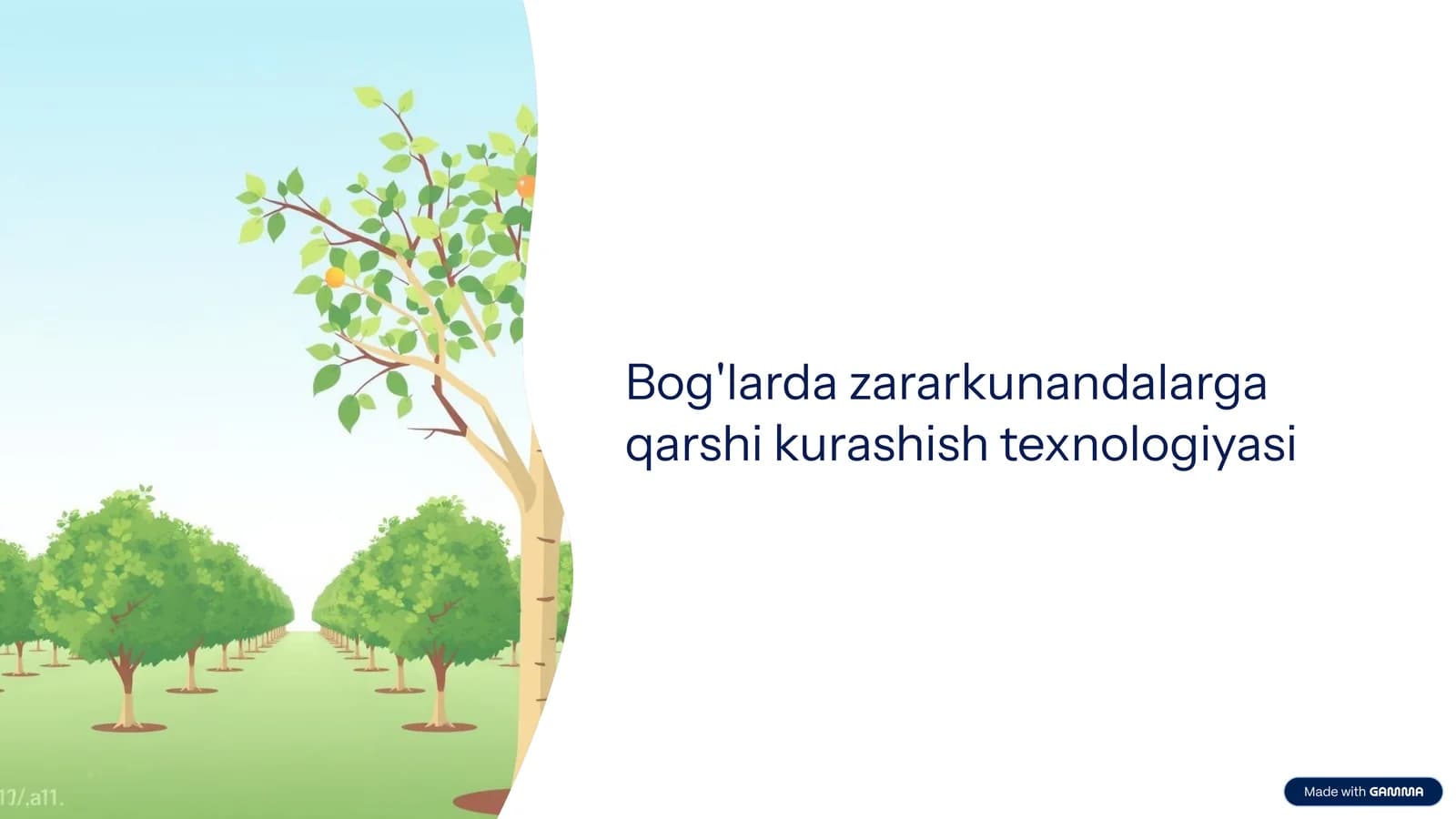 Boglarda zararkunandalarga qarshi...
