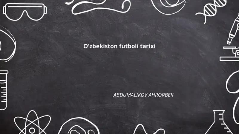 O'zbekiston futboli tarixi
