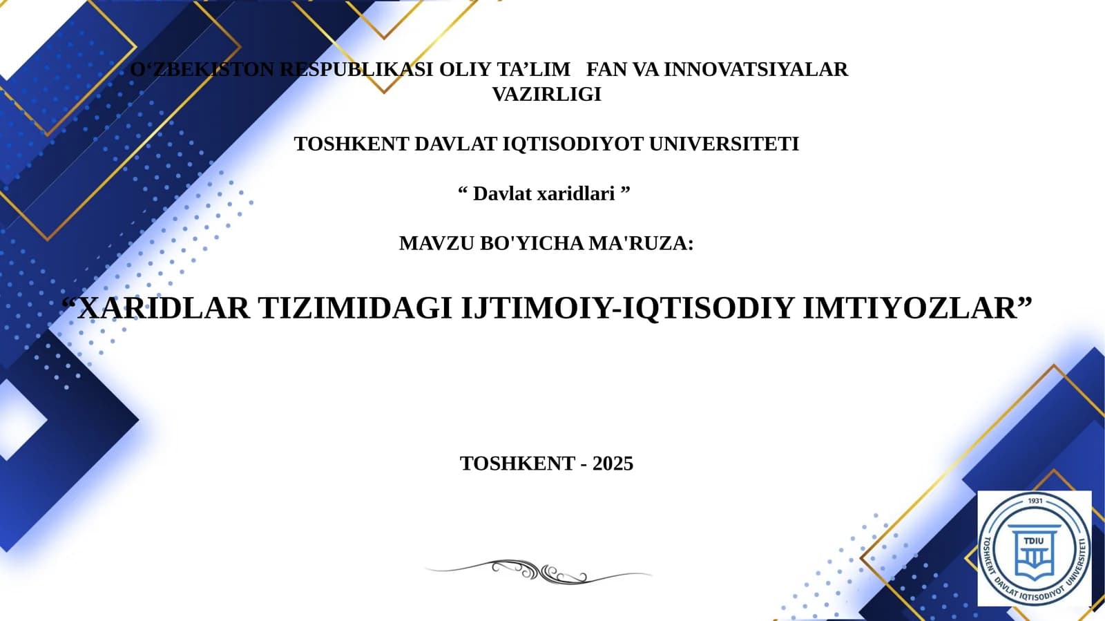 davlat xaridlari