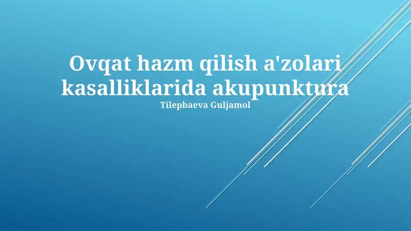 Acupunktur