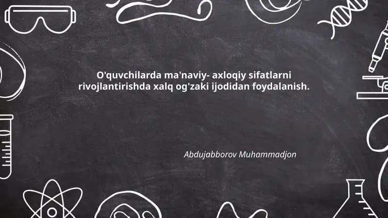 Ma'naviy-axloqiy tarbiya