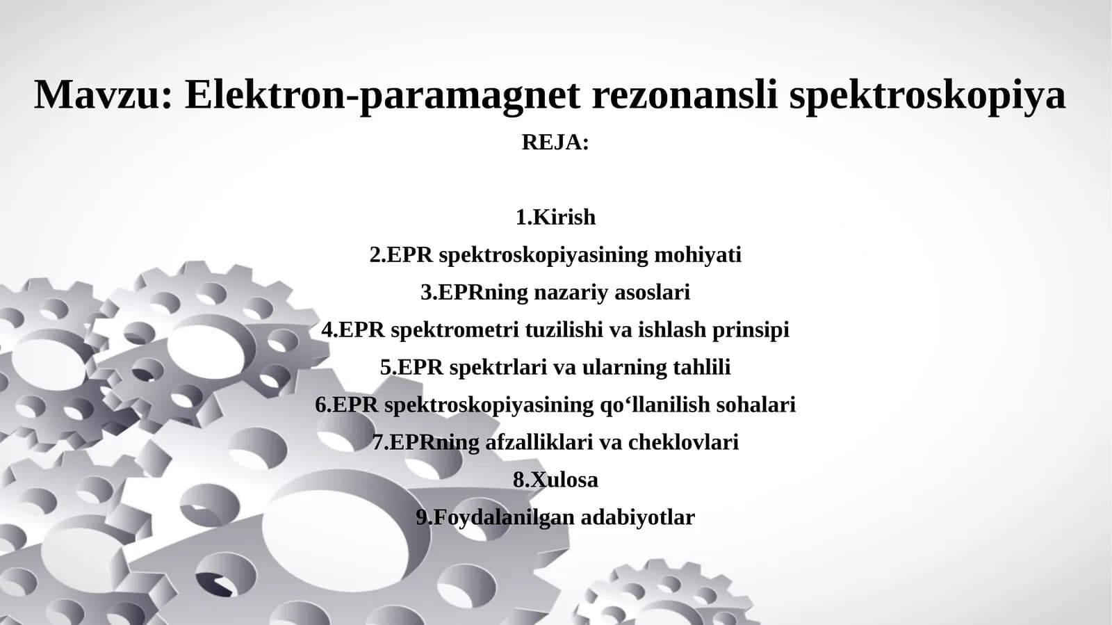 Elektron-paramagnet rezonansli spektroskopiya