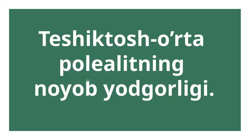 Teshik-tosh